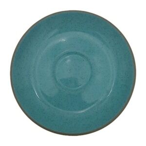 HARKERWARE Blue Mist 6"  Saucer Blue Gray Speckled Stone China